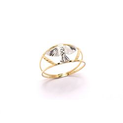 Anel Divino Espirito Santo em Ouro 18 Kilates - 22865